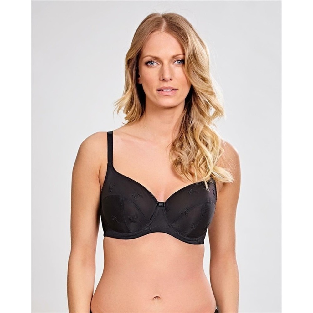 NWT Parfait 42G Nouveau Balconette Strapless Bra Black 117176